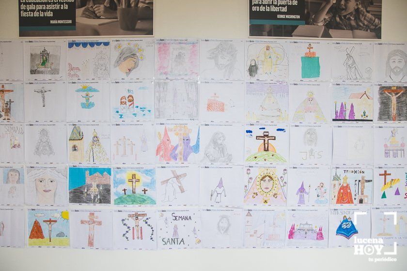 GALERÍA: Entregados los premios del certamen ?Lucena ilustra su Pasión y Gloria' organizado por la Peña El Santero, en el que han participado 766 escolares