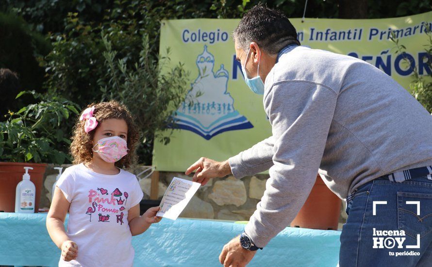 GALERÍA: "Al arbolito, desde chiquito": Los alumnos del Virgen de Araceli reciben de Mejorana diplomas por sus dibujos para la Vía Verde