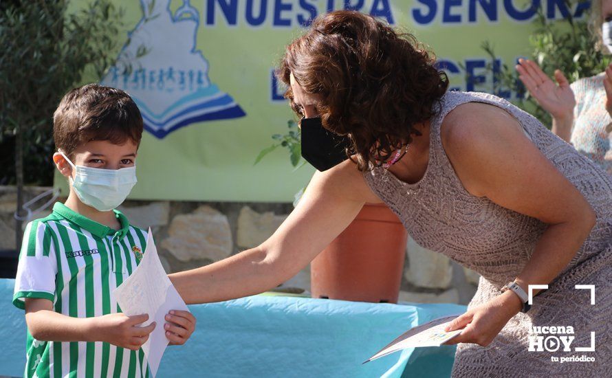 GALERÍA: "Al arbolito, desde chiquito": Los alumnos del Virgen de Araceli reciben de Mejorana diplomas por sus dibujos para la Vía Verde