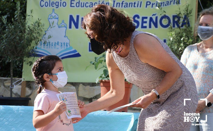 GALERÍA: "Al arbolito, desde chiquito": Los alumnos del Virgen de Araceli reciben de Mejorana diplomas por sus dibujos para la Vía Verde