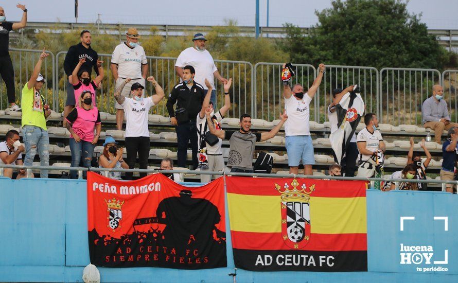 GALERÍA: El Ciudad de Lucena se queda otra vez con la cara amarga del fútbol tras caer en el último segundo ante el Ceuta (1-2). Las fotos de la grada, el partido y la desilusión