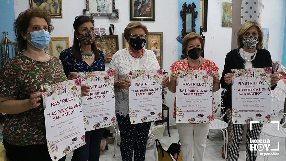  Las componentes de la asociación Mujeres en Igualdad durante la presentación de este nuevo evento solidario. 