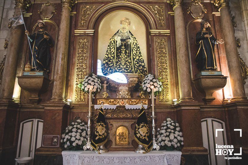 GALERÍA: Lucena celebra por segundo año un Corpus diferente, sin procesión en las calles, pero con niños de Primera Comunión en el templo de San Mateo