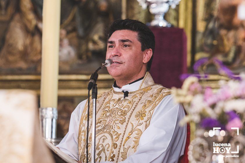 GALERÍA: Lucena celebra por segundo año un Corpus diferente, sin procesión en las calles, pero con niños de Primera Comunión en el templo de San Mateo