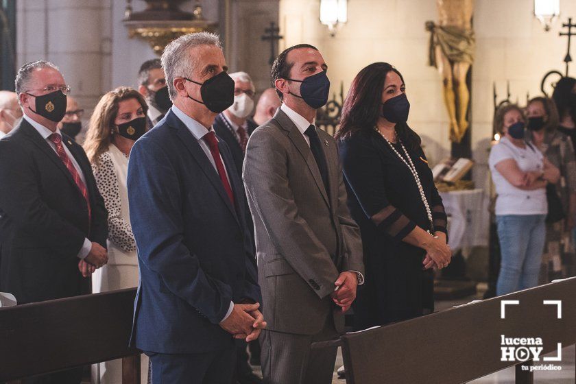 GALERÍA: Lucena celebra por segundo año un Corpus diferente, sin procesión en las calles, pero con niños de Primera Comunión en el templo de San Mateo