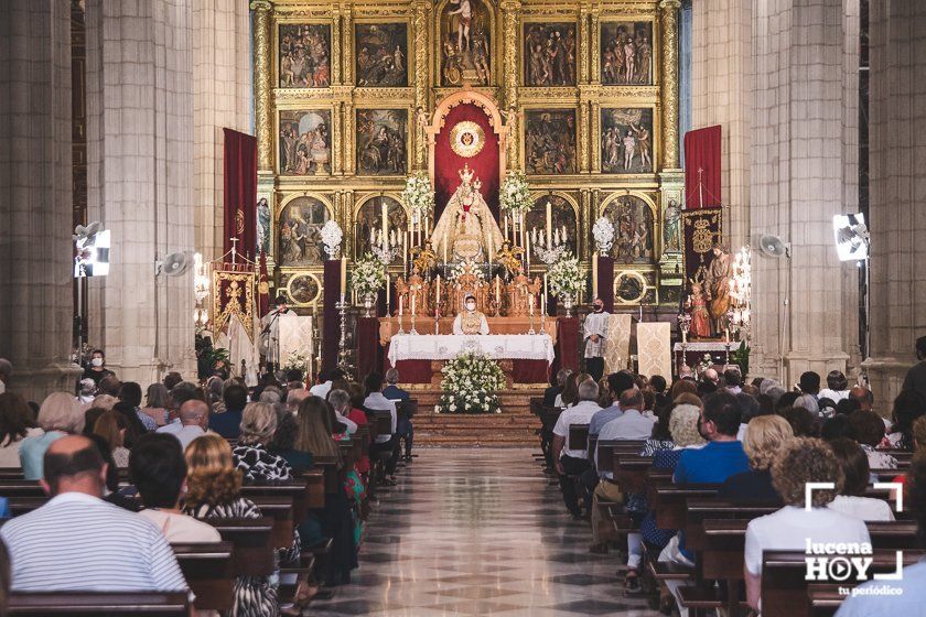 GALERÍA: Lucena celebra por segundo año un Corpus diferente, sin procesión en las calles, pero con niños de Primera Comunión en el templo de San Mateo