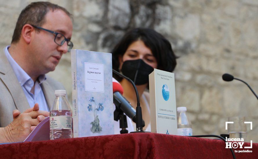 GALERÍA: De amor, mitología clásica y Gardel: El escritor lucentino Manuel Guerrero presentó ayer en el Castillo de Lucena sus tres últimos libros