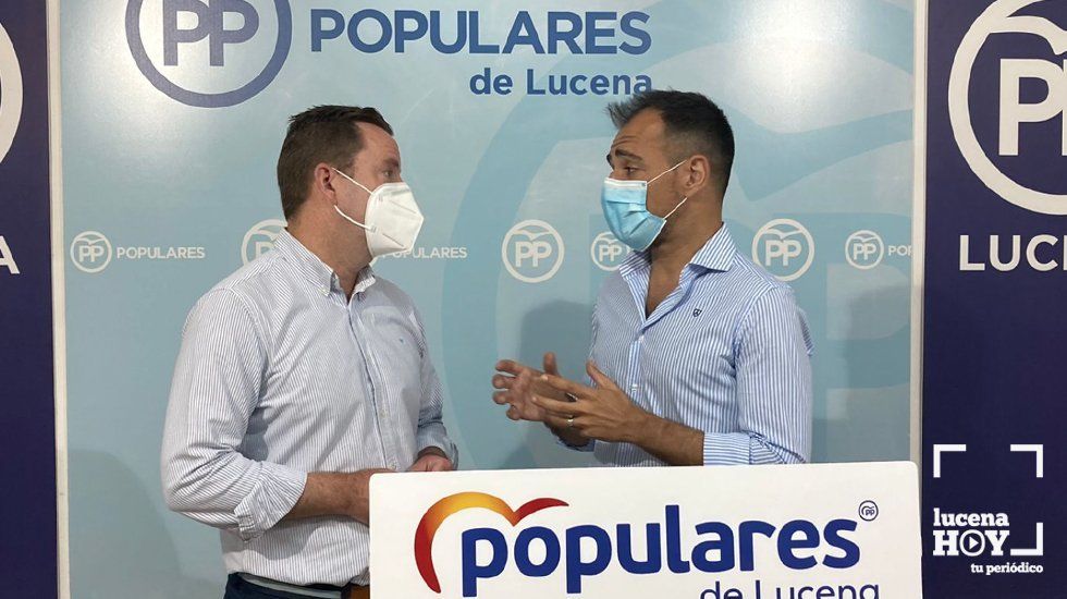  Francis Aguilar y Felix Romero durante la rueda de prensa 