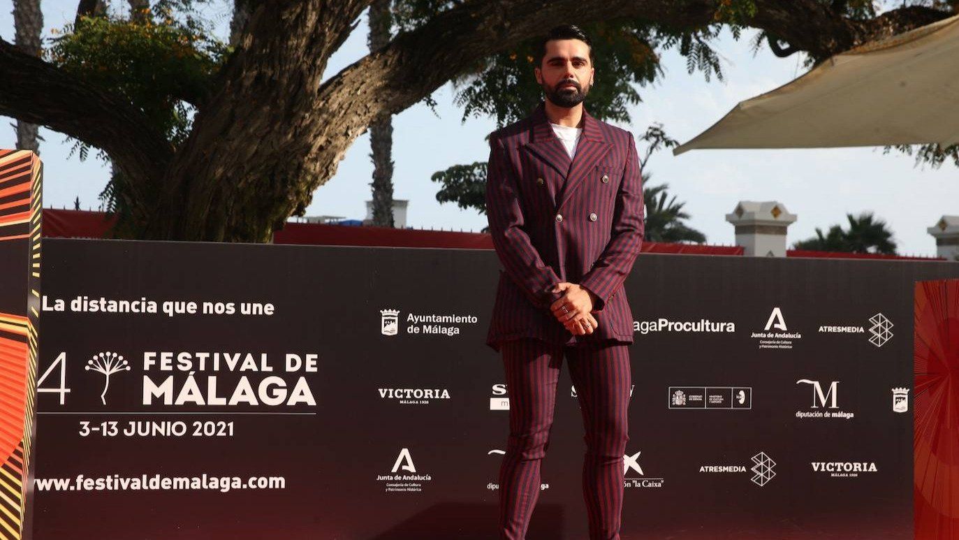  Miguel Ángel Olivares durante su presencia en el Festival de Cine de Málaga. Archivo