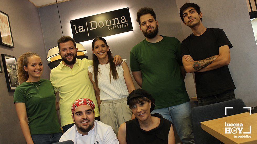  Los promotores y equipo de La Donna 