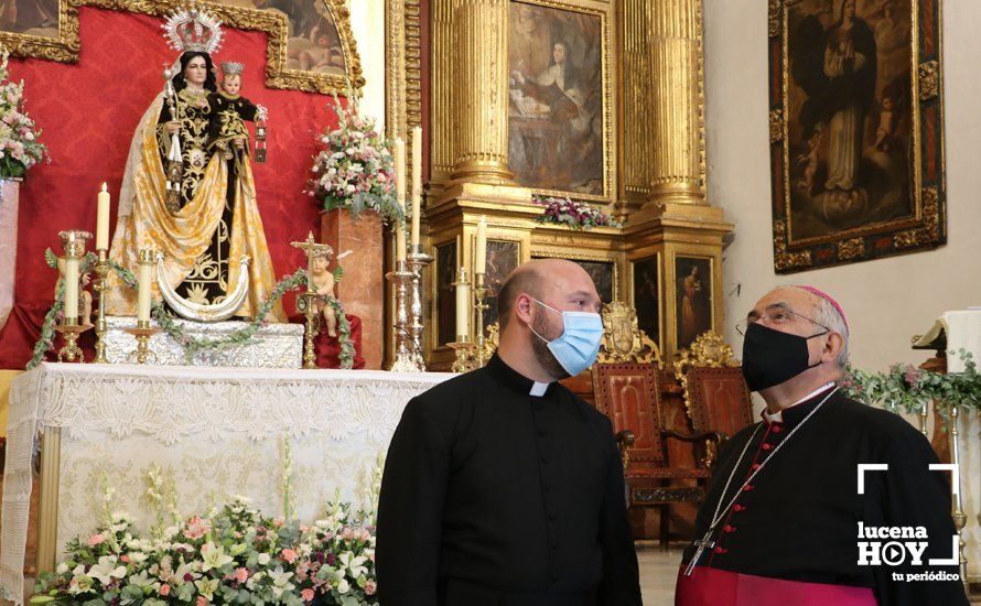 GALERÍA: El Obispo de Córdoba bendice e inaugura las obras de restauración y nuevos salones parroquiales de la iglesia del Carmen y preside la Solemne Función religiosa en honor a su titular