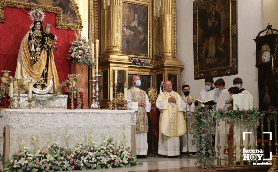 GALERÍA: El Obispo de Córdoba bendice e inaugura las obras de restauración y nuevos salones parroquiales de la iglesia del Carmen y preside la Solemne Función religiosa en honor a su titular