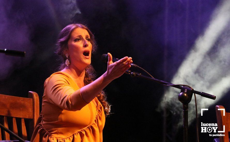 GALERÍA: Argentina deleita al público de Lucena con su voz elegante y poderosa y su repertorio flamenco más puro