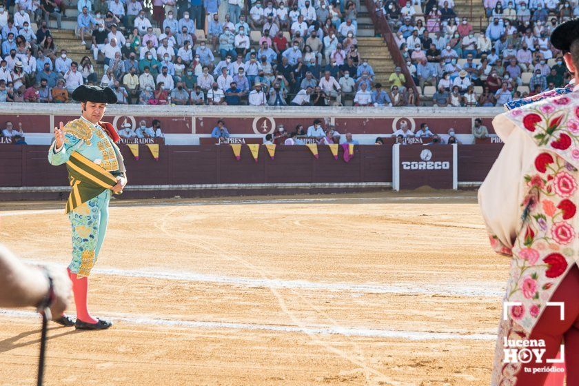 GALERÍA: "Puerta de Córdoba" para Juan Ortega y Pablo Aguado ante un deslucido encierro de Murube en el Coso de los Donceles de Lucena