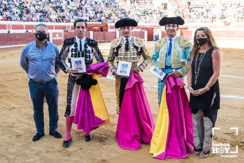 GALERÍA: "Puerta de Córdoba" para Juan Ortega y Pablo Aguado ante un deslucido encierro de Murube en el Coso de los Donceles de Lucena