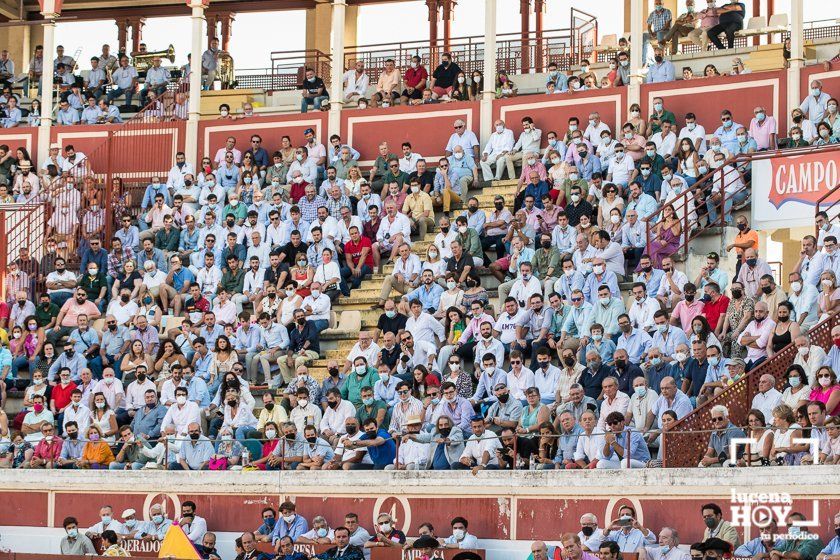 GALERÍA: "Puerta de Córdoba" para Juan Ortega y Pablo Aguado ante un deslucido encierro de Murube en el Coso de los Donceles de Lucena