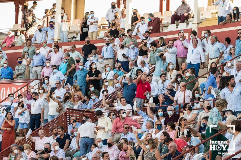 GALERÍA: "Puerta de Córdoba" para Juan Ortega y Pablo Aguado ante un deslucido encierro de Murube en el Coso de los Donceles de Lucena