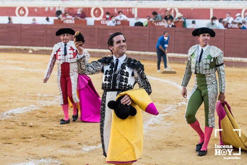 GALERÍA: "Puerta de Córdoba" para Juan Ortega y Pablo Aguado ante un deslucido encierro de Murube en el Coso de los Donceles de Lucena