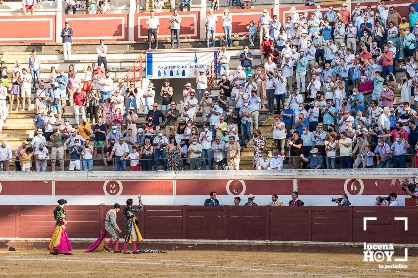 GALERÍA: "Puerta de Córdoba" para Juan Ortega y Pablo Aguado ante un deslucido encierro de Murube en el Coso de los Donceles de Lucena