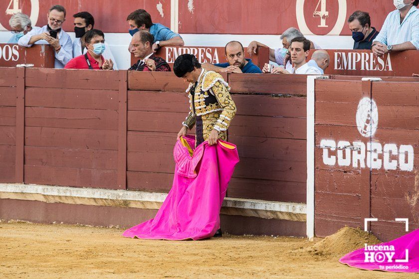 GALERÍA: "Puerta de Córdoba" para Juan Ortega y Pablo Aguado ante un deslucido encierro de Murube en el Coso de los Donceles de Lucena