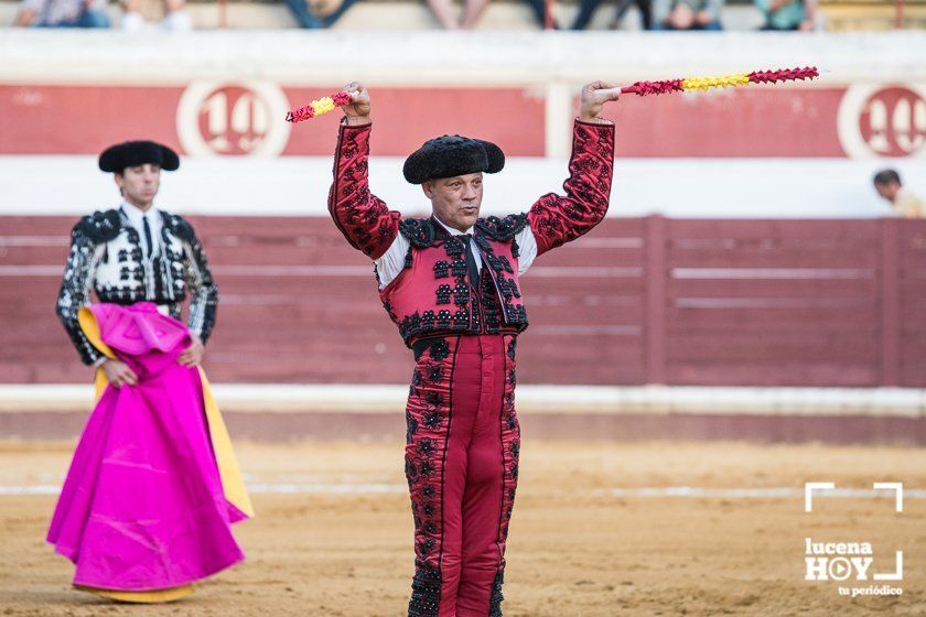 GALERÍA: "Puerta de Córdoba" para Juan Ortega y Pablo Aguado ante un deslucido encierro de Murube en el Coso de los Donceles de Lucena