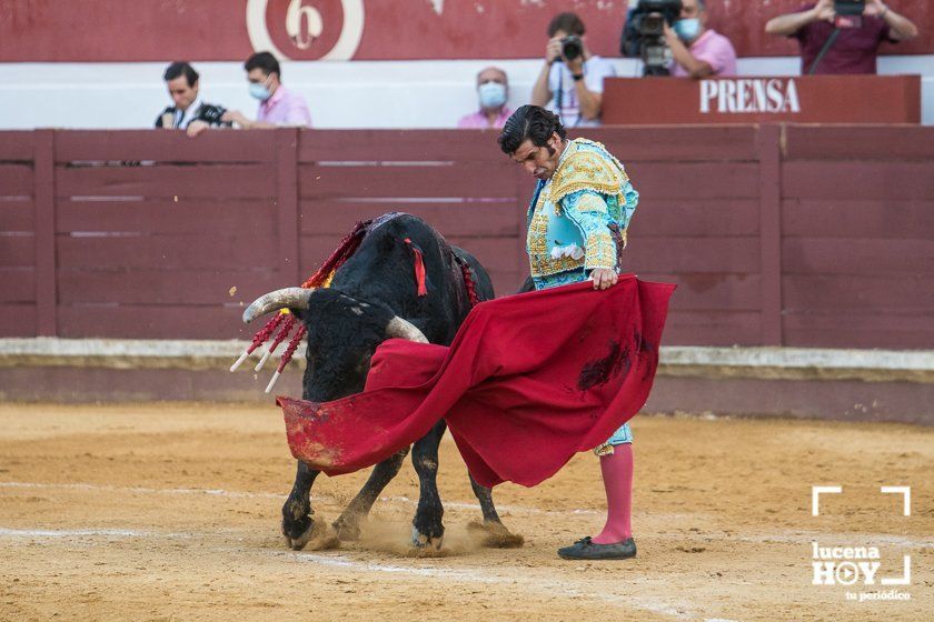 GALERÍA: "Puerta de Córdoba" para Juan Ortega y Pablo Aguado ante un deslucido encierro de Murube en el Coso de los Donceles de Lucena