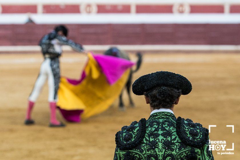 GALERÍA: "Puerta de Córdoba" para Juan Ortega y Pablo Aguado ante un deslucido encierro de Murube en el Coso de los Donceles de Lucena