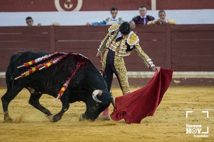 GALERÍA: "Puerta de Córdoba" para Juan Ortega y Pablo Aguado ante un deslucido encierro de Murube en el Coso de los Donceles de Lucena