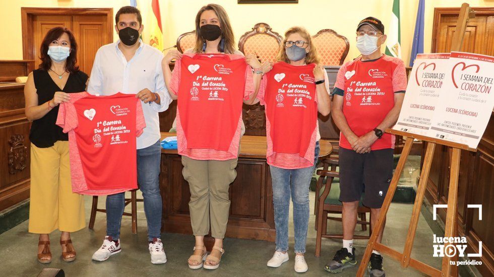  Presentación de la Semana del Corazón por Paqui López, Alberto Lora, Carmen Gallardo, Araceli Vicisoso y Francisco Jiménez 