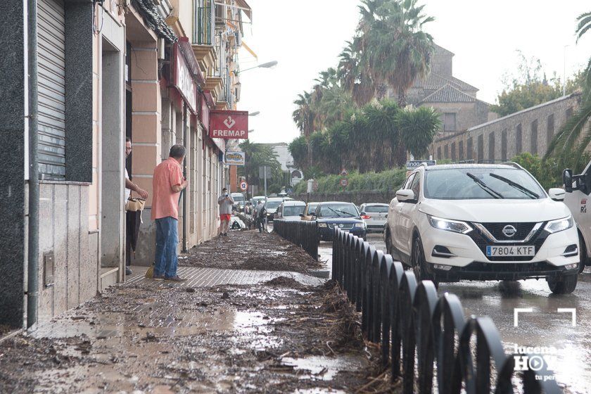 GALERÍA: Lucena intenta recuperar la normalidad tras el desastre que deja la tormenta. Las fotos de otra tromba de agua histórica y sus efectos