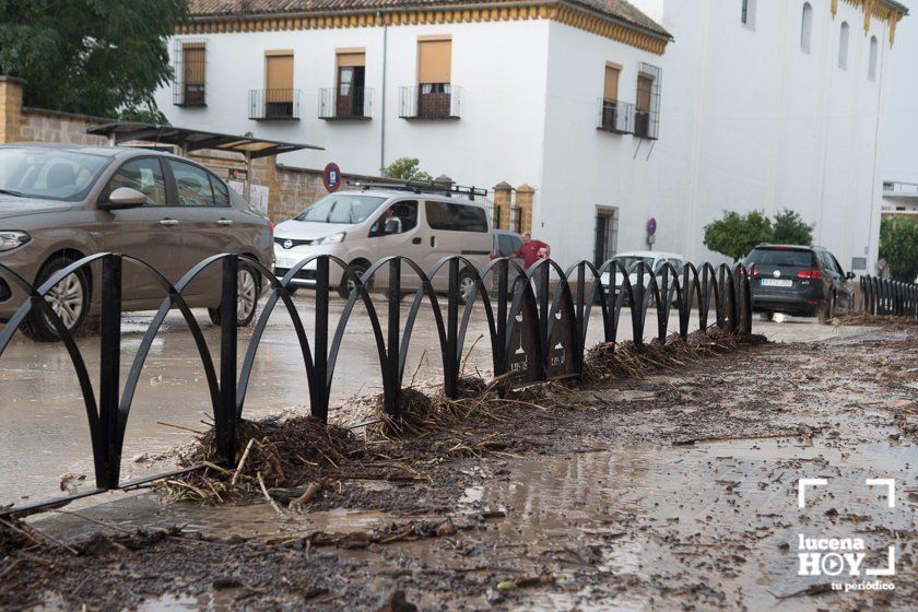 GALERÍA: Lucena intenta recuperar la normalidad tras el desastre que deja la tormenta. Las fotos de otra tromba de agua histórica y sus efectos