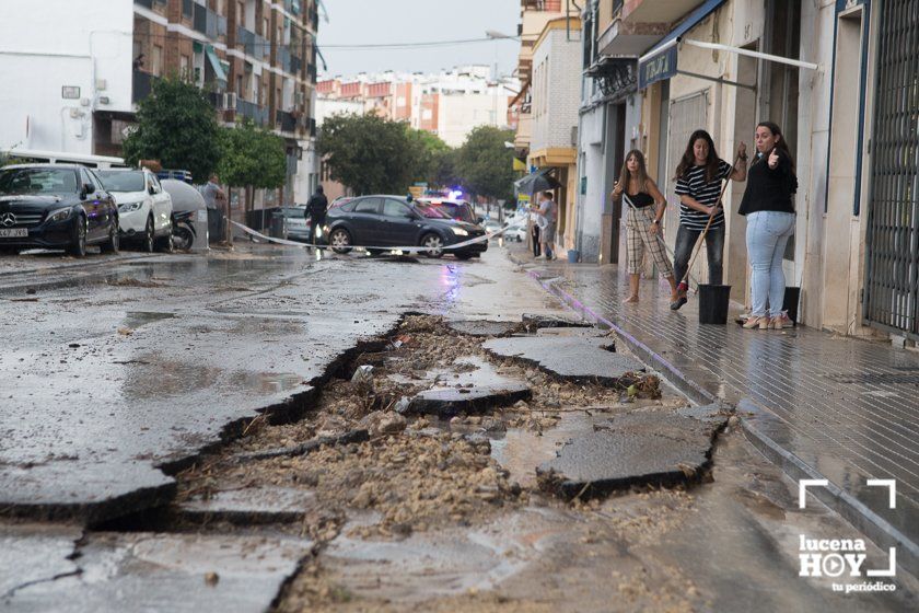 GALERÍA: Lucena intenta recuperar la normalidad tras el desastre que deja la tormenta. Las fotos de otra tromba de agua histórica y sus efectos