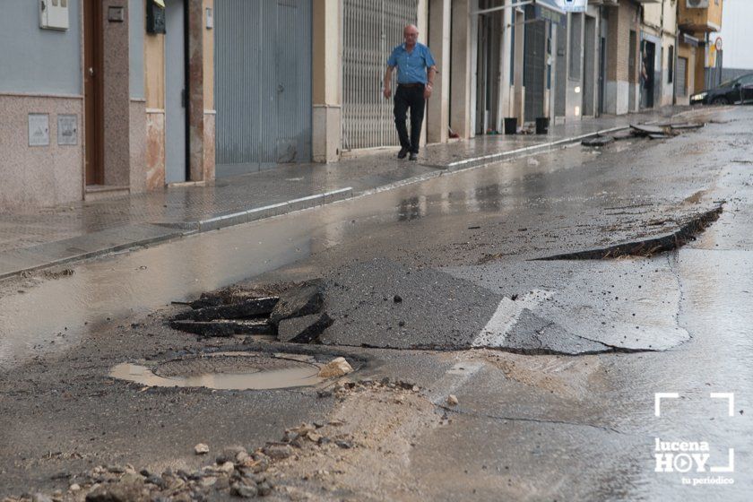 GALERÍA: Lucena intenta recuperar la normalidad tras el desastre que deja la tormenta. Las fotos de otra tromba de agua histórica y sus efectos