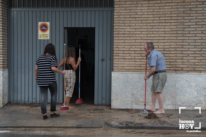 GALERÍA: Lucena intenta recuperar la normalidad tras el desastre que deja la tormenta. Las fotos de otra tromba de agua histórica y sus efectos