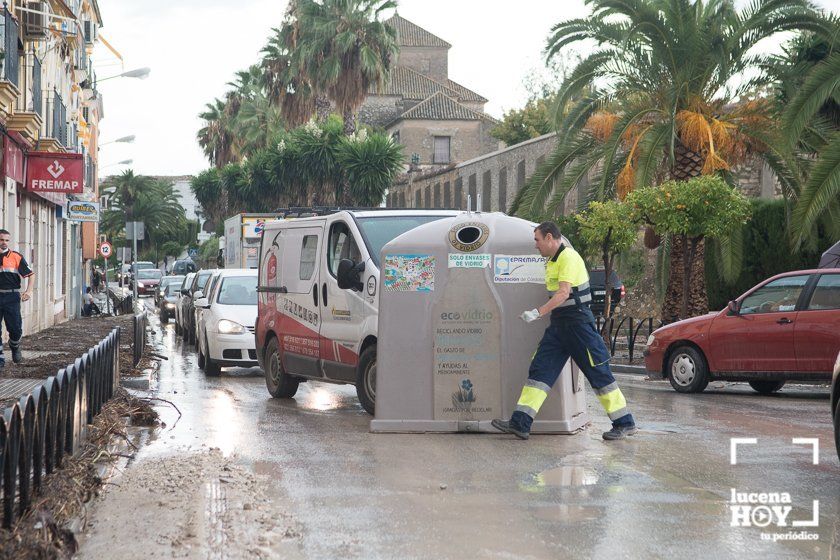 GALERÍA: Lucena intenta recuperar la normalidad tras el desastre que deja la tormenta. Las fotos de otra tromba de agua histórica y sus efectos