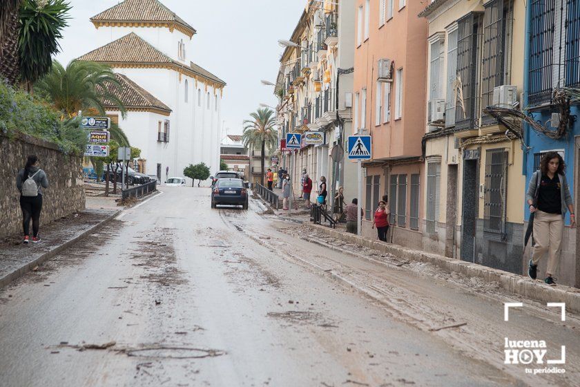 GALERÍA: Lucena intenta recuperar la normalidad tras el desastre que deja la tormenta. Las fotos de otra tromba de agua histórica y sus efectos