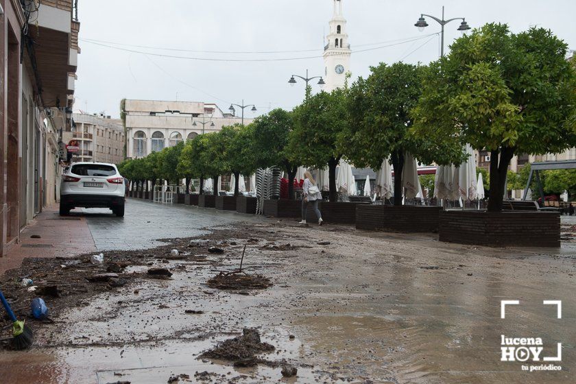 GALERÍA: Lucena intenta recuperar la normalidad tras el desastre que deja la tormenta. Las fotos de otra tromba de agua histórica y sus efectos