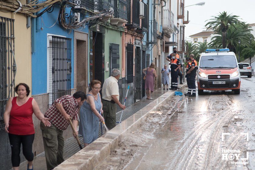 GALERÍA: Lucena intenta recuperar la normalidad tras el desastre que deja la tormenta. Las fotos de otra tromba de agua histórica y sus efectos