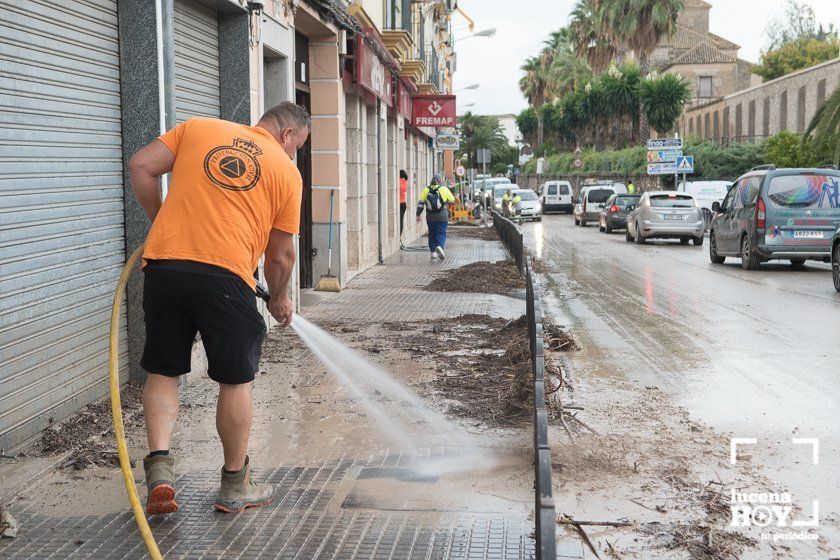 GALERÍA: Lucena intenta recuperar la normalidad tras el desastre que deja la tormenta. Las fotos de otra tromba de agua histórica y sus efectos