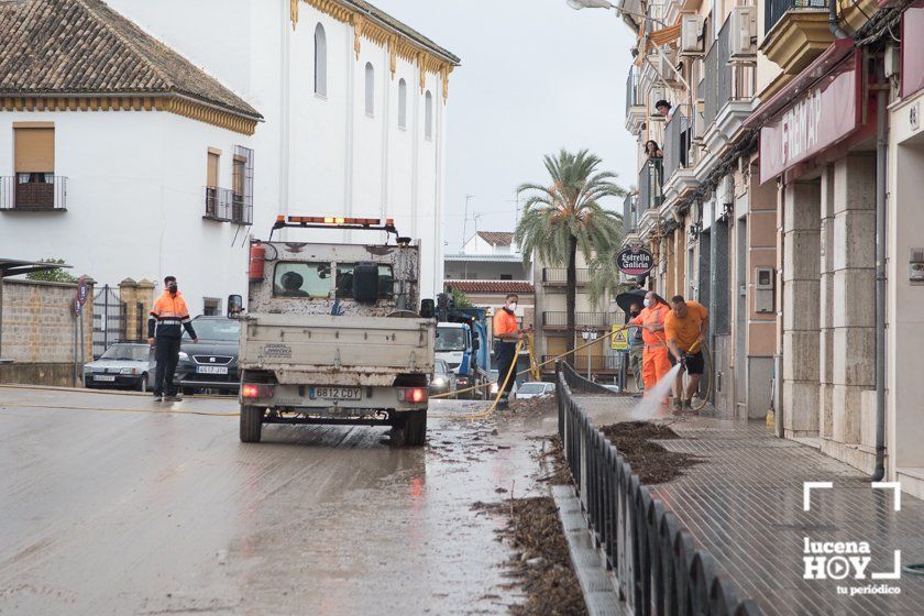 GALERÍA: Lucena intenta recuperar la normalidad tras el desastre que deja la tormenta. Las fotos de otra tromba de agua histórica y sus efectos