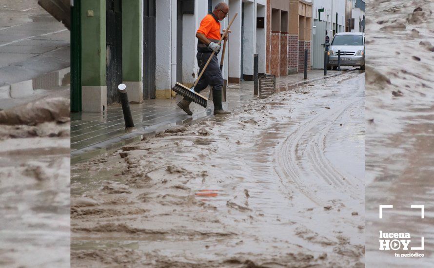 GALERÍA: Lucena intenta recuperar la normalidad tras el desastre que deja la tormenta. Las fotos de otra tromba de agua histórica y sus efectos