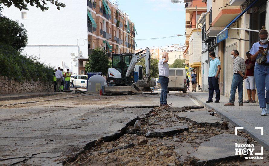 GALERÍA: El Ayuntamiento de Lucena valora en unos 500.000 euros los daños solo en infraestructuras municipales y estudia la petición de ayudas por inundaciones mientras siguen los trabajos de limpieza