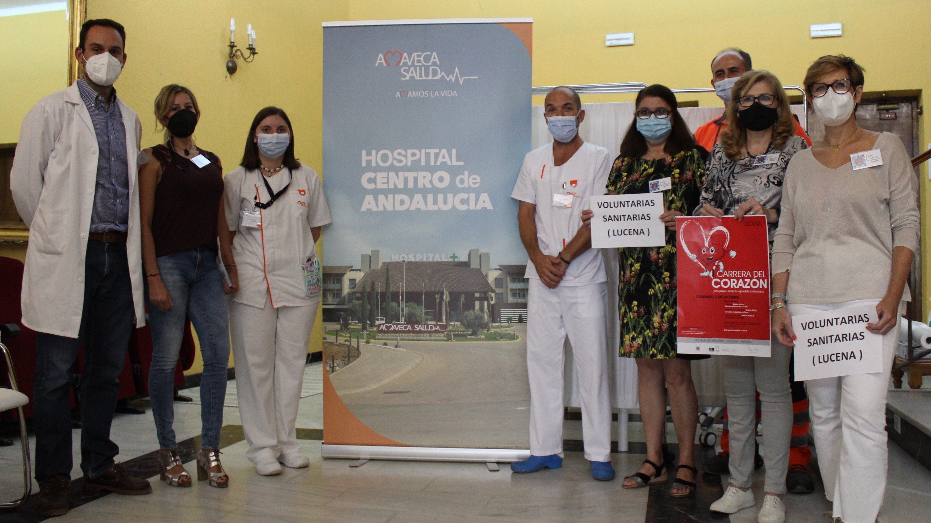  Personal médico y voluntario después de finalizar las pruebas 