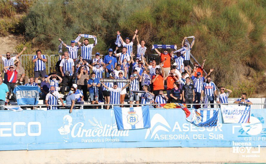 GALERÍA: Empate entre Ciudad de Lucena y Recreativo de Huelva y primer punto para los celestes en un gran partido (1-1). Las fotos del choque