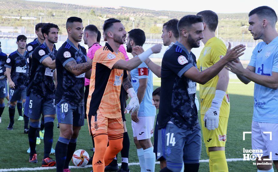 GALERÍA: Empate entre Ciudad de Lucena y Recreativo de Huelva y primer punto para los celestes en un gran partido (1-1). Las fotos del choque