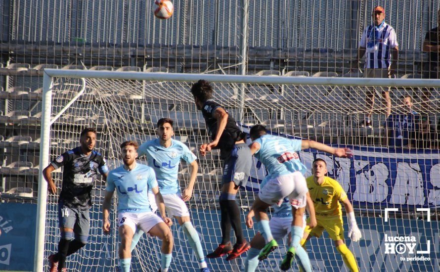 GALERÍA: Empate entre Ciudad de Lucena y Recreativo de Huelva y primer punto para los celestes en un gran partido (1-1). Las fotos del choque