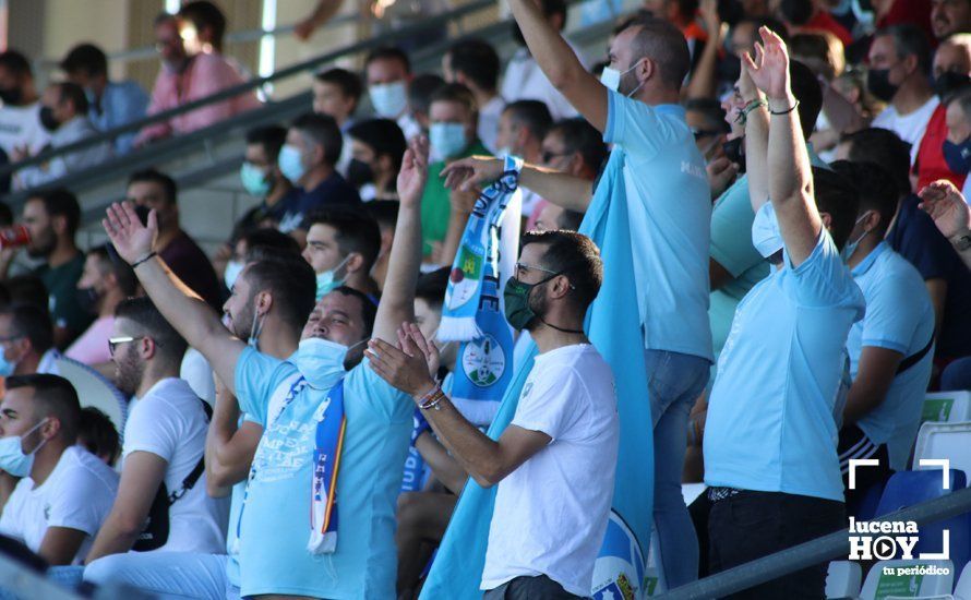 GALERÍA: Empate entre Ciudad de Lucena y Recreativo de Huelva y primer punto para los celestes en un gran partido (1-1). Las fotos del choque