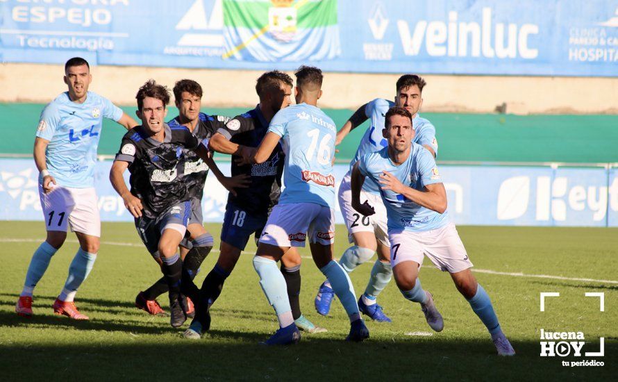 GALERÍA: Empate entre Ciudad de Lucena y Recreativo de Huelva y primer punto para los celestes en un gran partido (1-1). Las fotos del choque