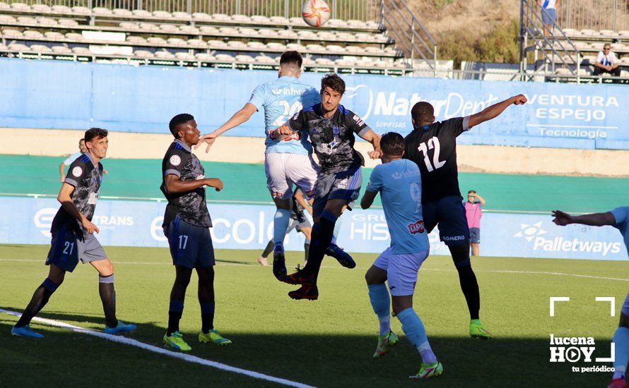 GALERÍA: Empate entre Ciudad de Lucena y Recreativo de Huelva y primer punto para los celestes en un gran partido (1-1). Las fotos del choque