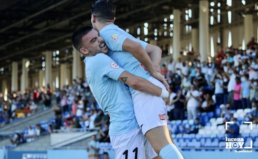 GALERÍA: Empate entre Ciudad de Lucena y Recreativo de Huelva y primer punto para los celestes en un gran partido (1-1). Las fotos del choque